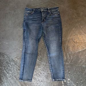 AE Luxe super high rise jeggings